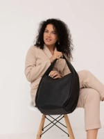 Сумка большая через плечо шоппер мешок