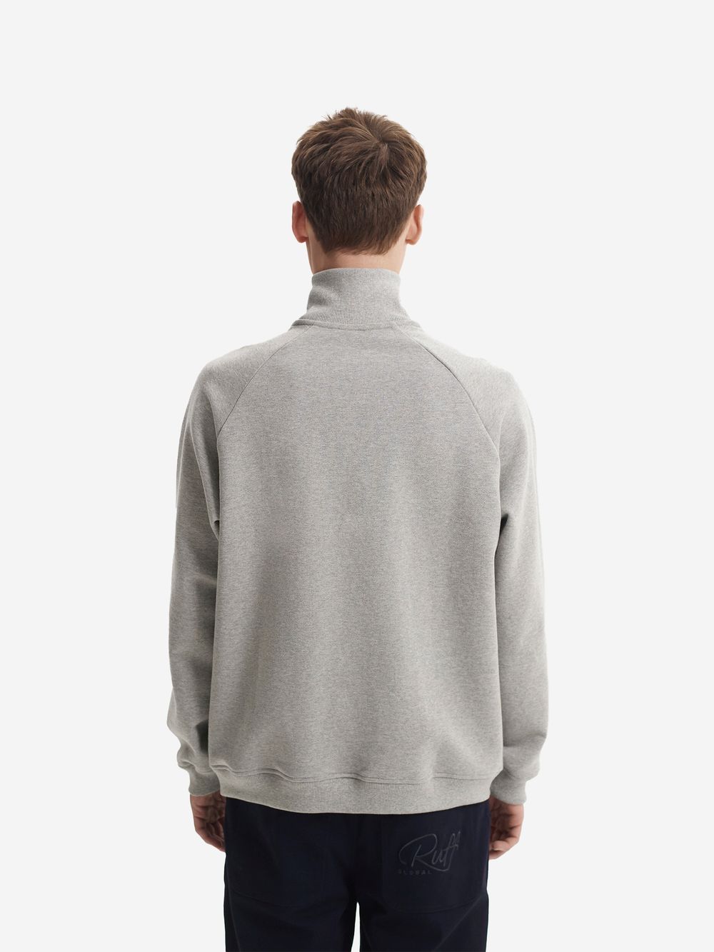 Толстовка Ruff Global Halfzip Sport Jacket серый меланж