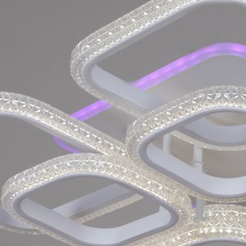 06335-0.3-4+4B WH (RGB) светильник потолочный