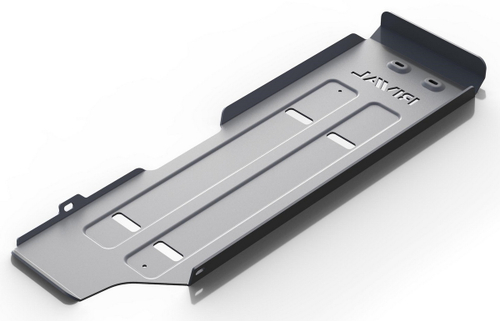 Защита топливного бака Rival для Toyota Hilux VII (V - 2.5D; 3.0D) 2005-2015, штампованная, алюминий 6 мм, с крепежом, 2333.5793.1.6