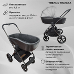 Детская коляска Rant Teo 3 в 1 Black