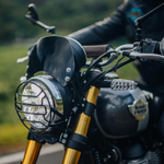 Стекло ветровое Royal Enfield, цвет - черный, арт. 1990530