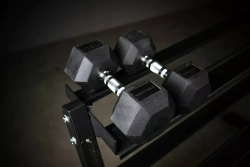 Стойка для  хранения гантелей , 3 уровня, цвет чёрный