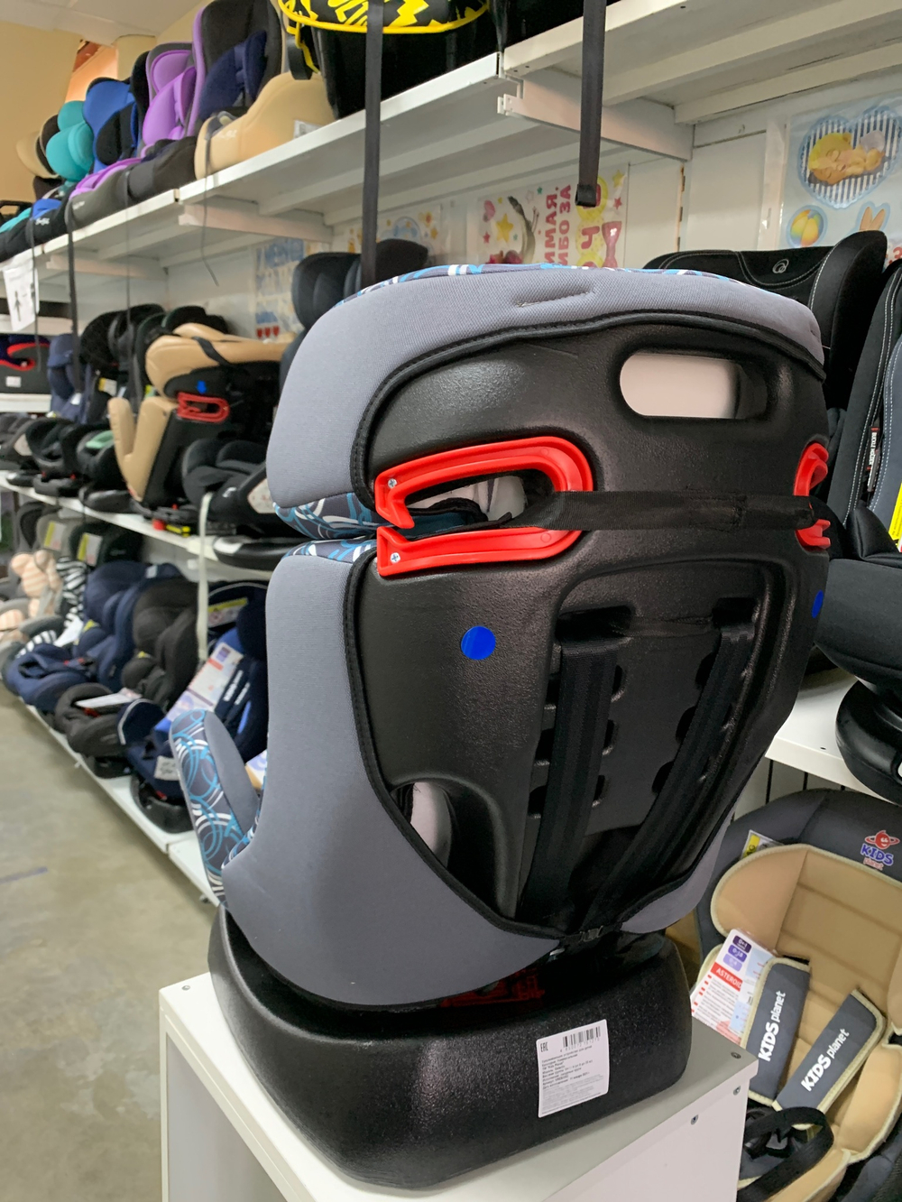 ДУУ KIDS PLANET-SIGER Galactic, лазурные круги  0-25 кг