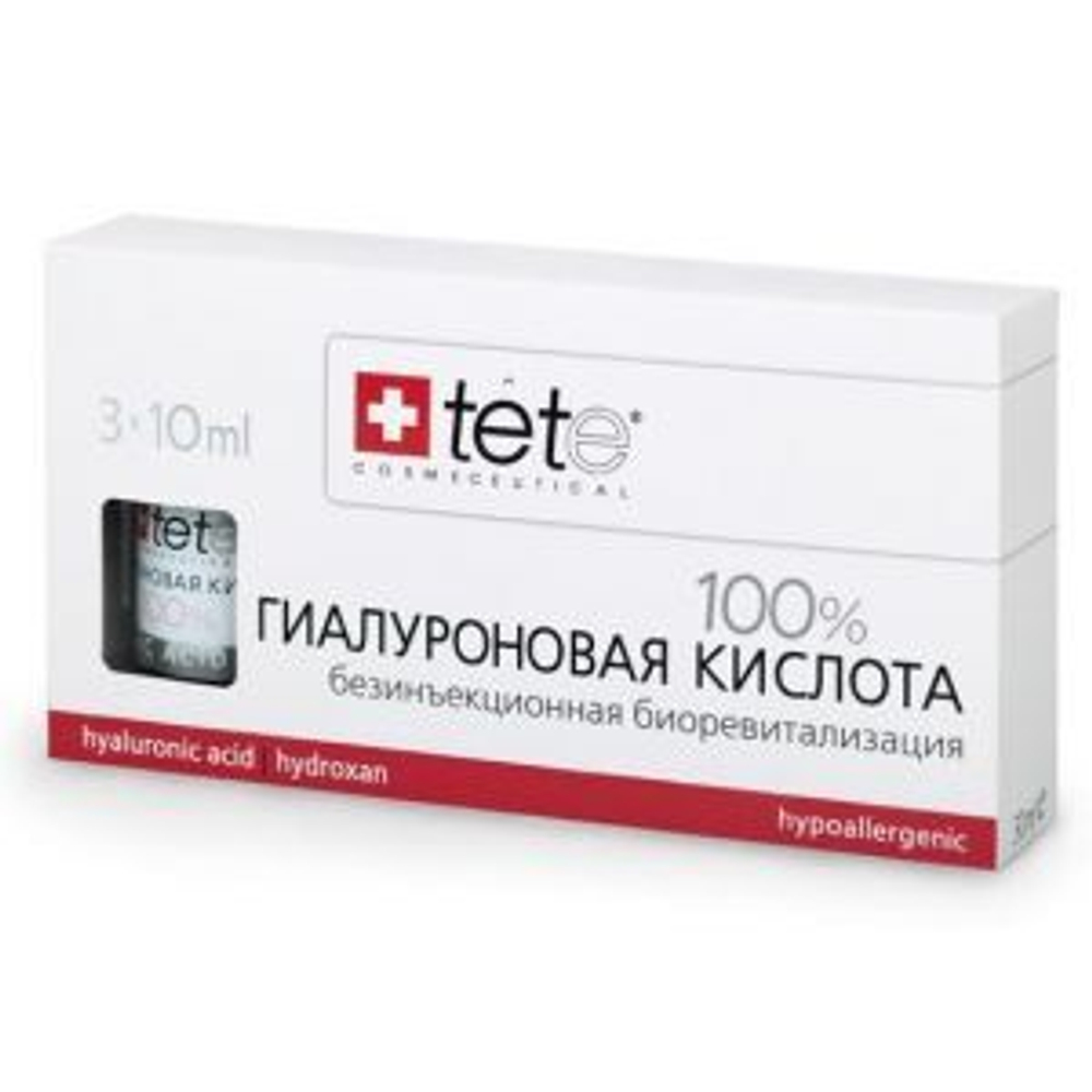 100% Гиалуроновая кислота / TETe Pure Hyaluronic acid 3*10 ml