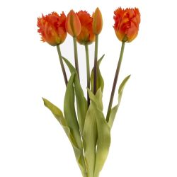 GAEM Цветы искусственные "Букет Тюльпанов" (Real Touch), L10 W10 H40 см