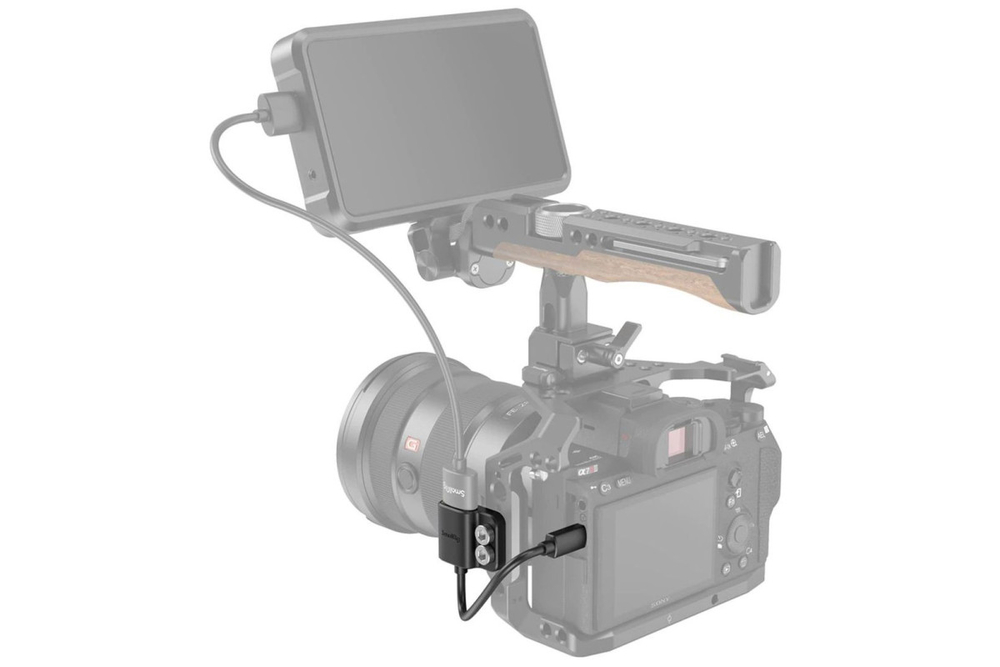 Кабель SmallRig 3021 HDMI (D to A) Ultra Slim 4K c адаптером для крепления