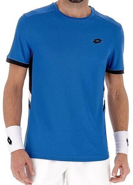 Мужская теннисная футболка Lotto Squadra II T-Shirt - skydriver blue