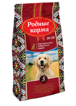 Сухой корм РОДНЫЕ КОРМА для взрослых собак всех пород курица 24/11 2,045 кг