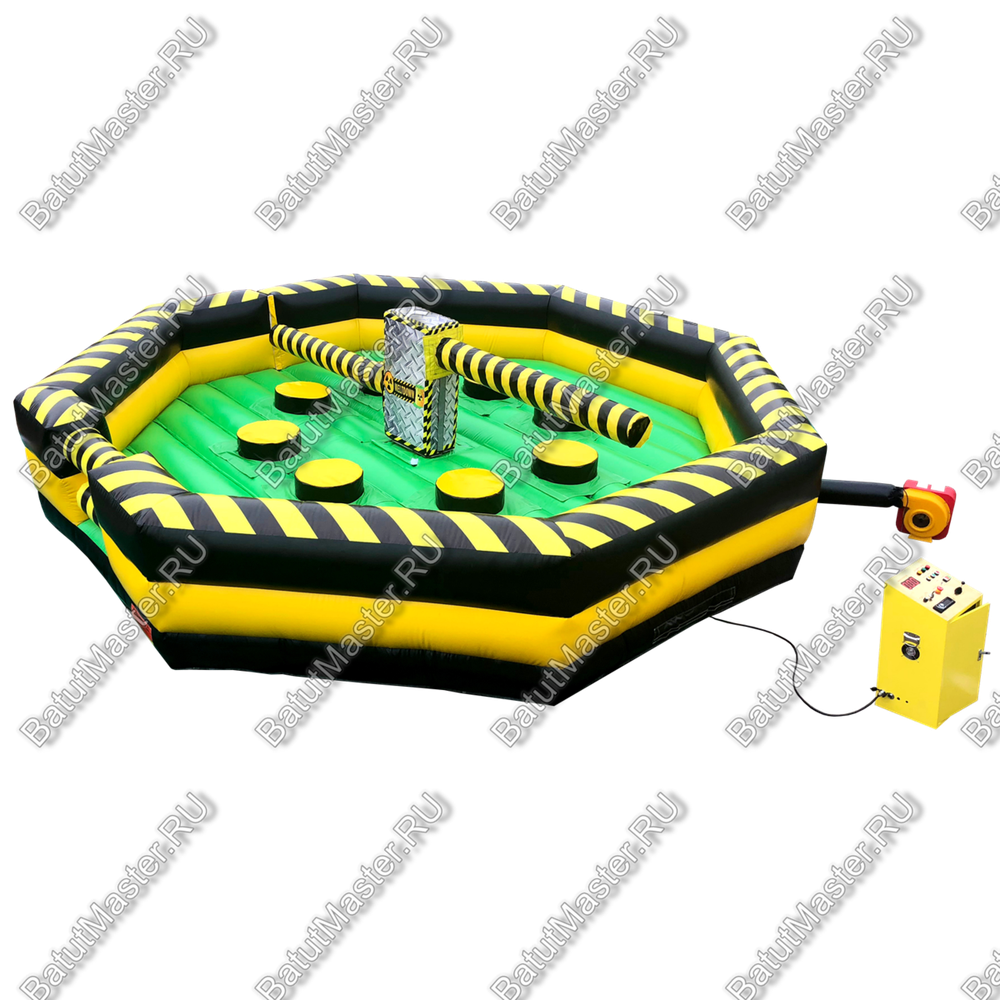Коммерческая надувная игра "Увернись от палки" (Melt Down) 7*7*1.5 м
