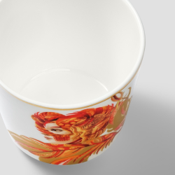 Набор из 2 кофейных стаканов Farforite «Жар-птица» 220 мл в подарочной коробке