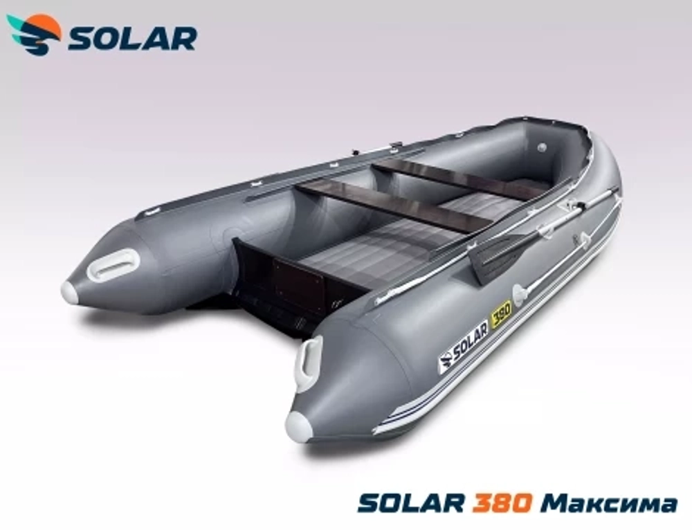 Лодка надувная моторная solar-380 к (максима)