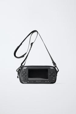 ZARA СУМКА ЧЕРЕЗ ПЛЕЧО PSP™, ЧЕРНЫЙ