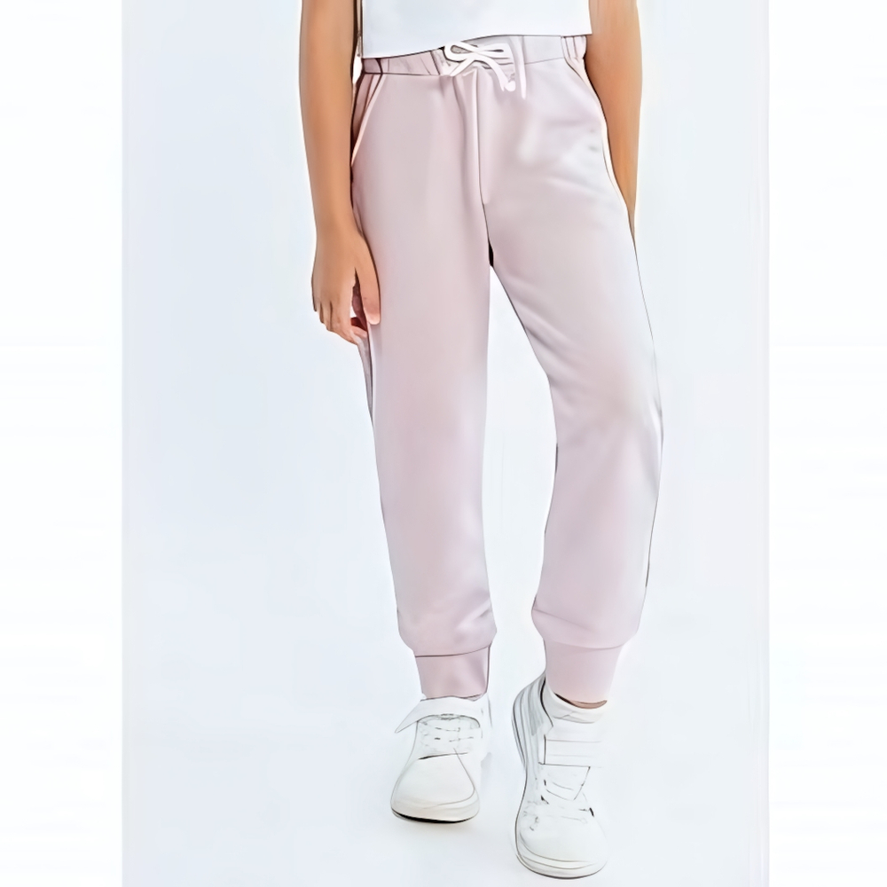 Штаны для девочек футер 3х нитка петля 1510330104 р.104-110 (Юлла)