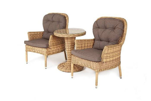 Кофейный комплект "Алиса" из искусственного ротанга