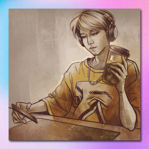 Арт принт / igyx_art / STRAY KIDS / Джисон #3