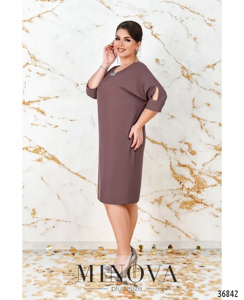 Платье 3132-В-мокко Minova