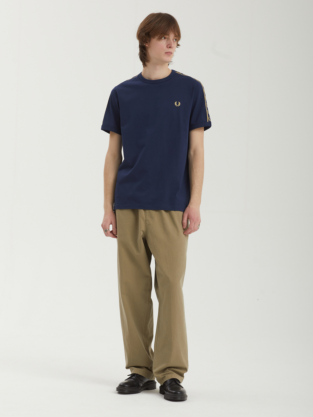 Мужская Футболка Contrast Tape Ringer