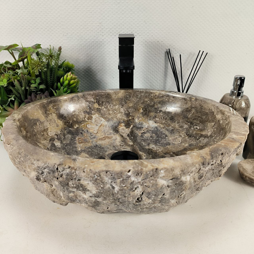 Раковина из оникса Erozy Grey EO-64400 51*42*15 0156
