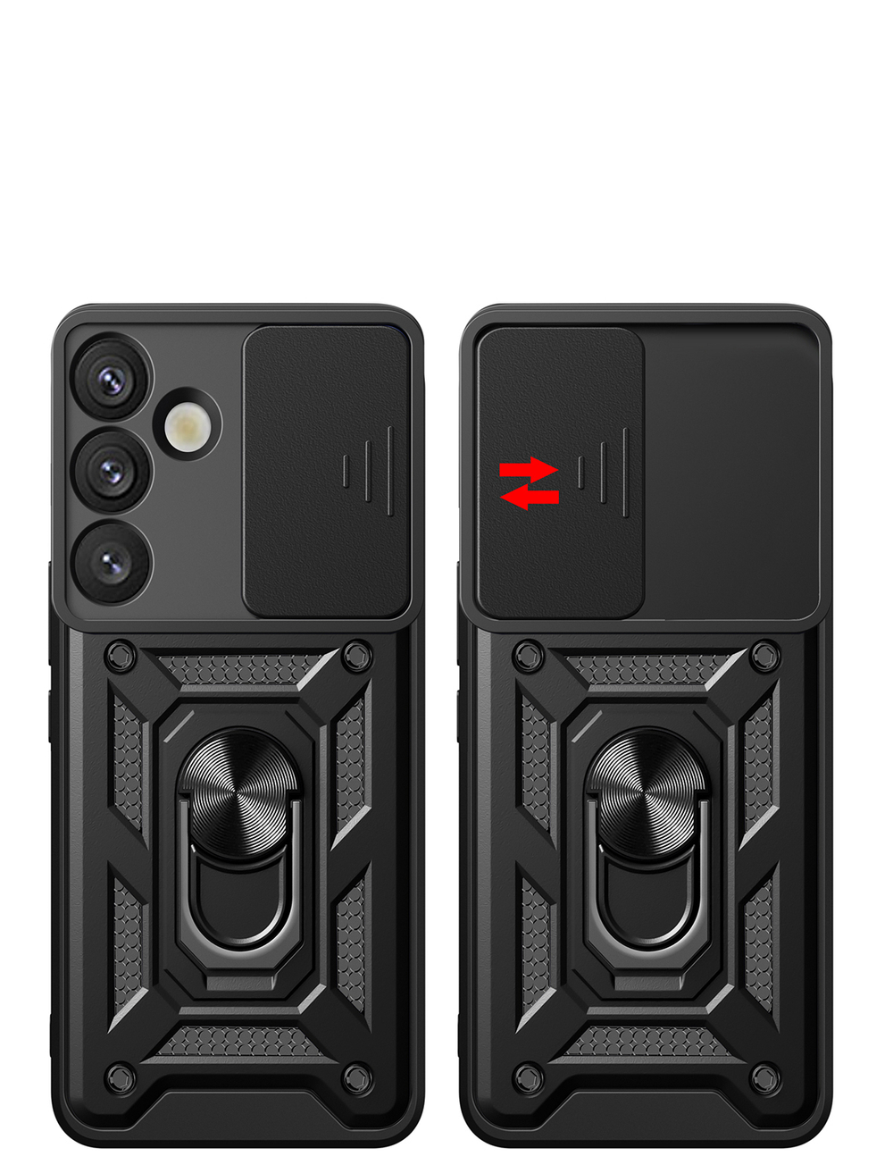Чехол с кольцом Bumper Case для Samsung Galaxy S24 FE