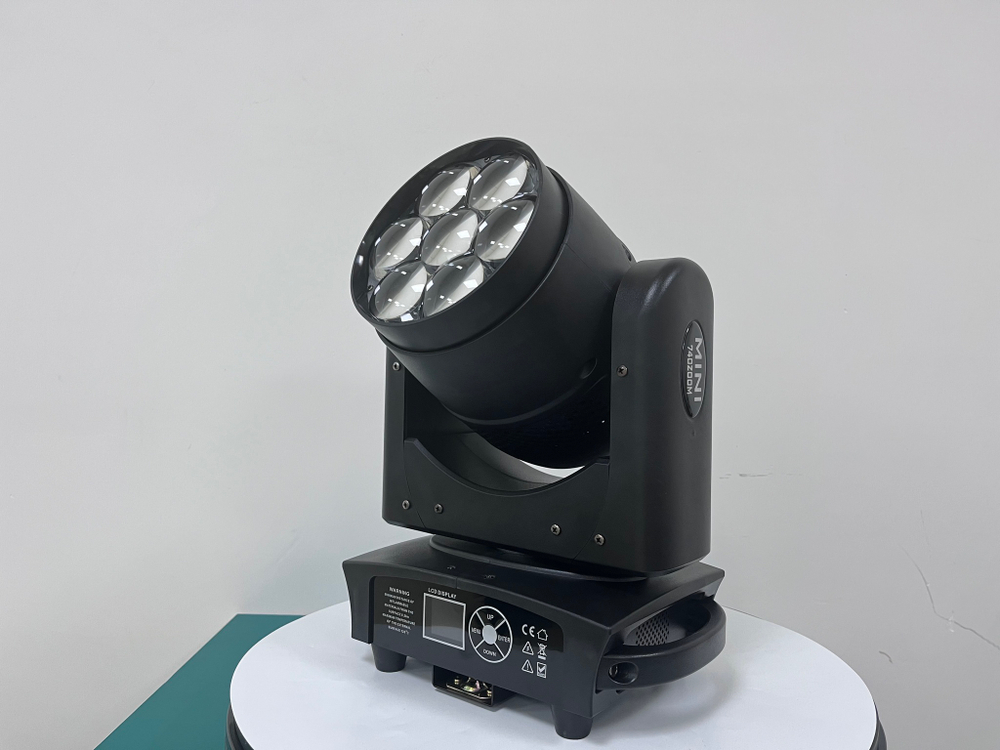 Голова полного вращения MINI 740 7x40W ZOOM WASH