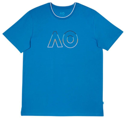 Женская теннисная футболка Australian Open AO Logo - небесный