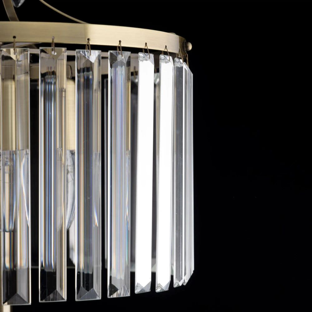 Citilux Инга CL335943 Торшер хрустальный Бронза