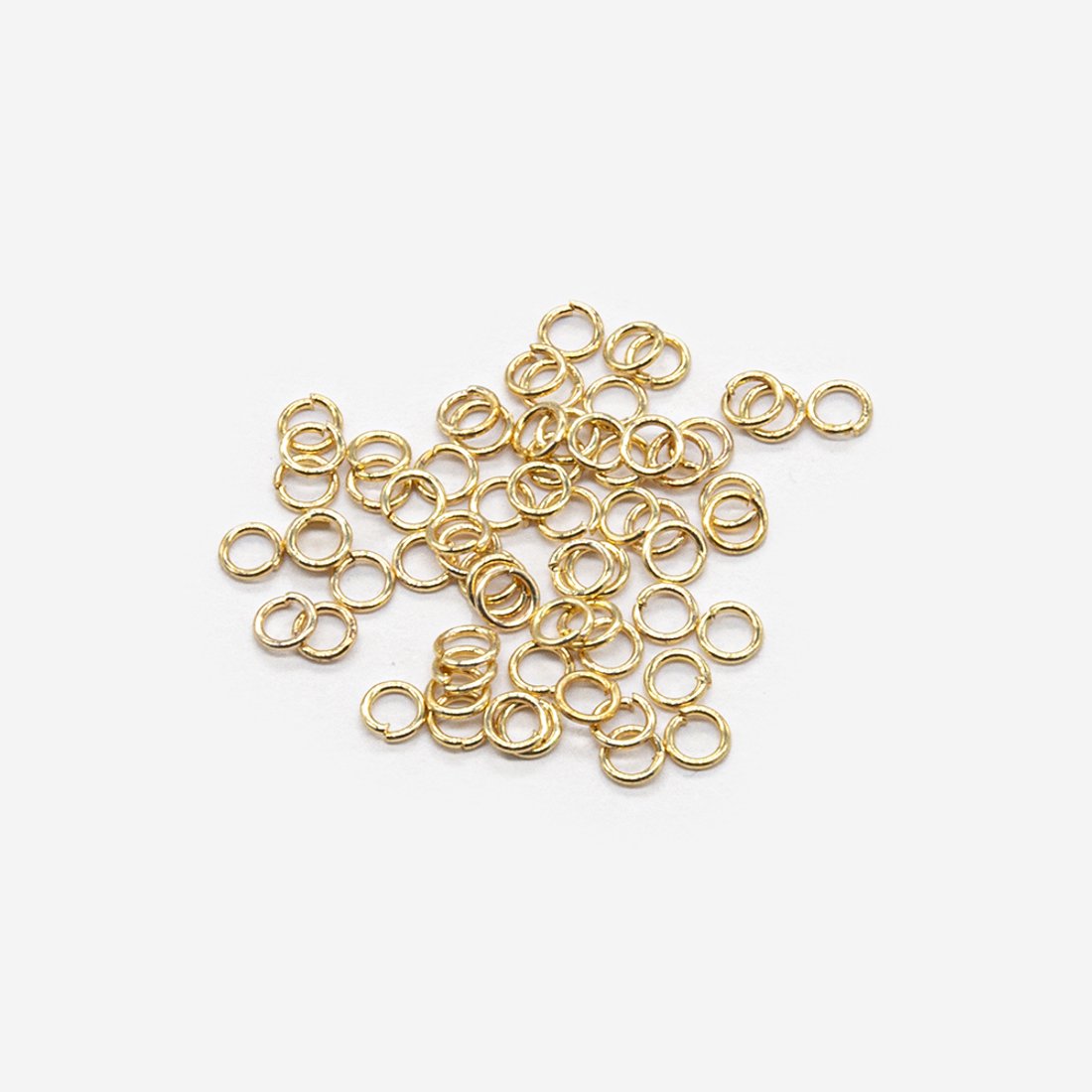 Колечки соединительные 2,5мм, толщина 0,4мм, позолота