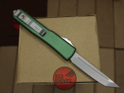 Нож Microtech Ultratech Tanto T/E A+++ - зеленая рукоять, клинок апокалиптик