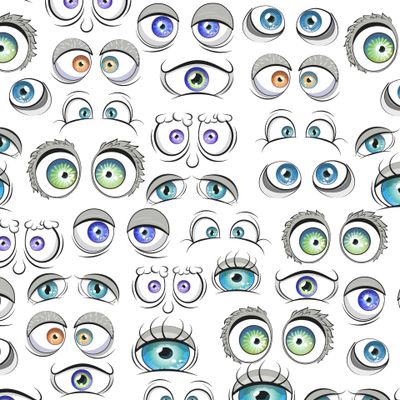 Мультяшные глаза (Дизайнер Irina Skaska)