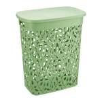 Корзина для белья ФЛОРА 35л мята (комплект 5 шт)