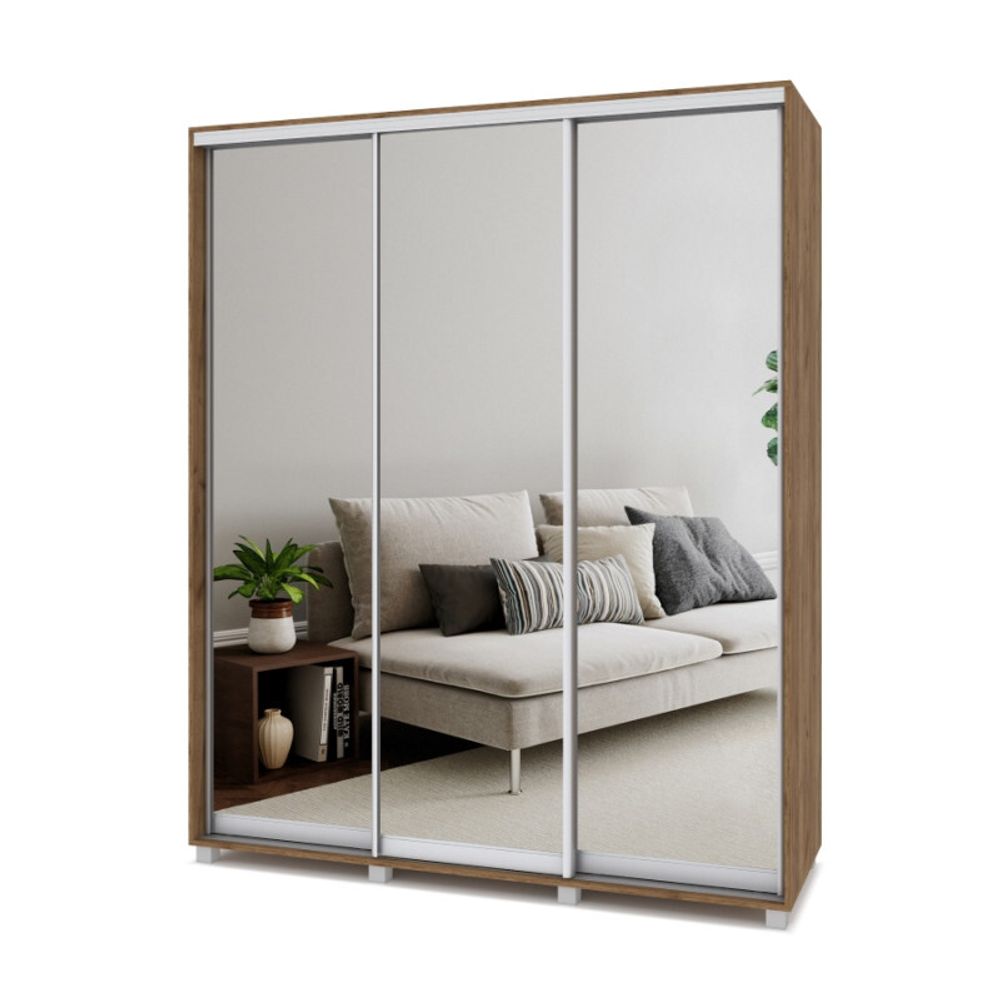 Шкаф-купе трехстворчатый "Роланд" Р463, ЛДСП, MODERN