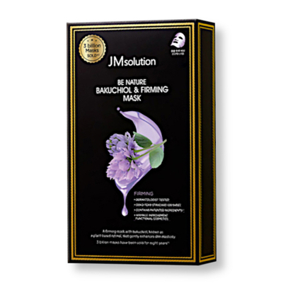 JMSolution Mask Be Nature Bakuchiol & Firming Маска для лица тканевая укрепляющая с бакучиолом, 24 мл