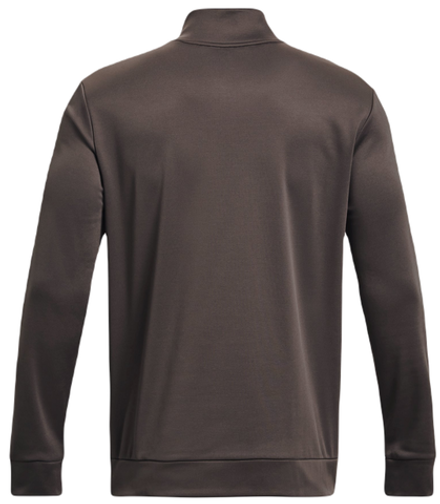 Куртка теннисная Under Armour Men's Armour Fleece 1/4 Zip - fresh clay/black