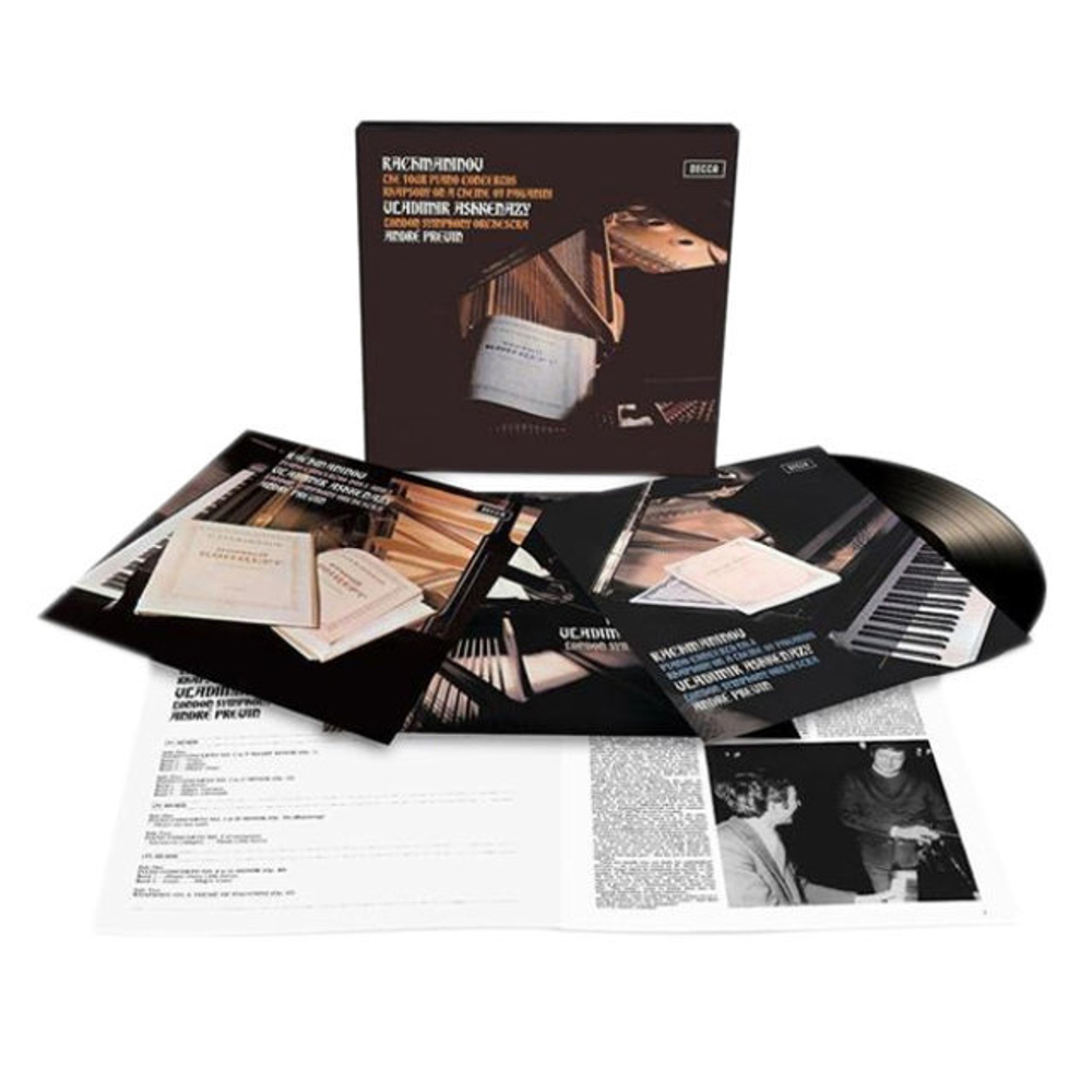 Rachmaninov, Vladimir Ashkenazy, Andre Previn / The Four Piano Concertos, Rhapsody On A Theme Of Paganini - The London Symphony Orchestra (3LP)