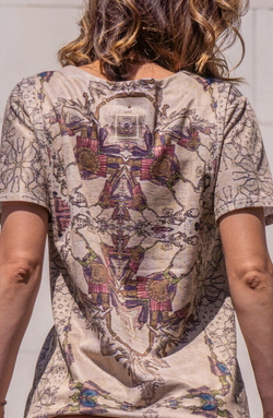 Футболка "Dance macabre", по мотивам рисунка XVI века