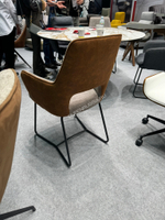 Стул DC2346R серый/ коричневый