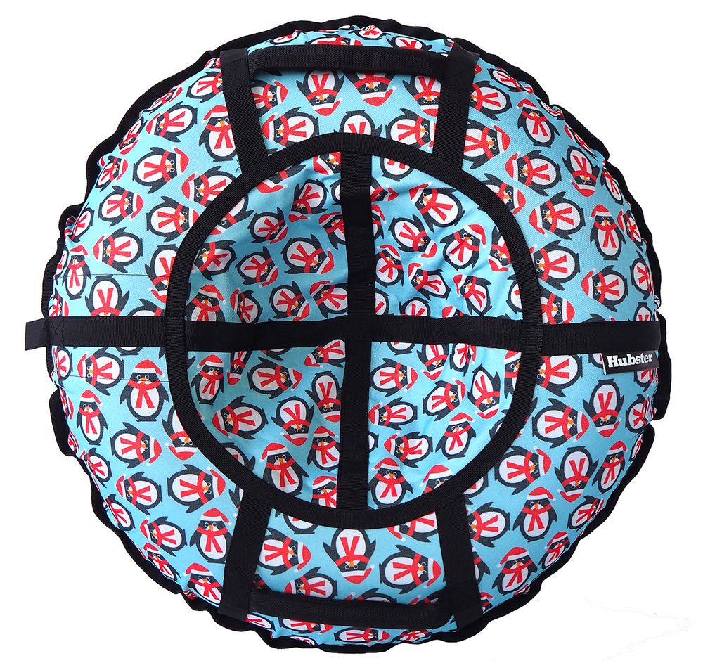 Тюбинг Hubster Люкс Pro S Пингвины бирюзовые