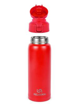Термокружка Relaxika 701 (0,48 литра), красная