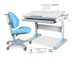 Комплект Mealux Edmonton Multicolor с полкой S-50 + ErgoKids Jasper  (Y-105 KBL)