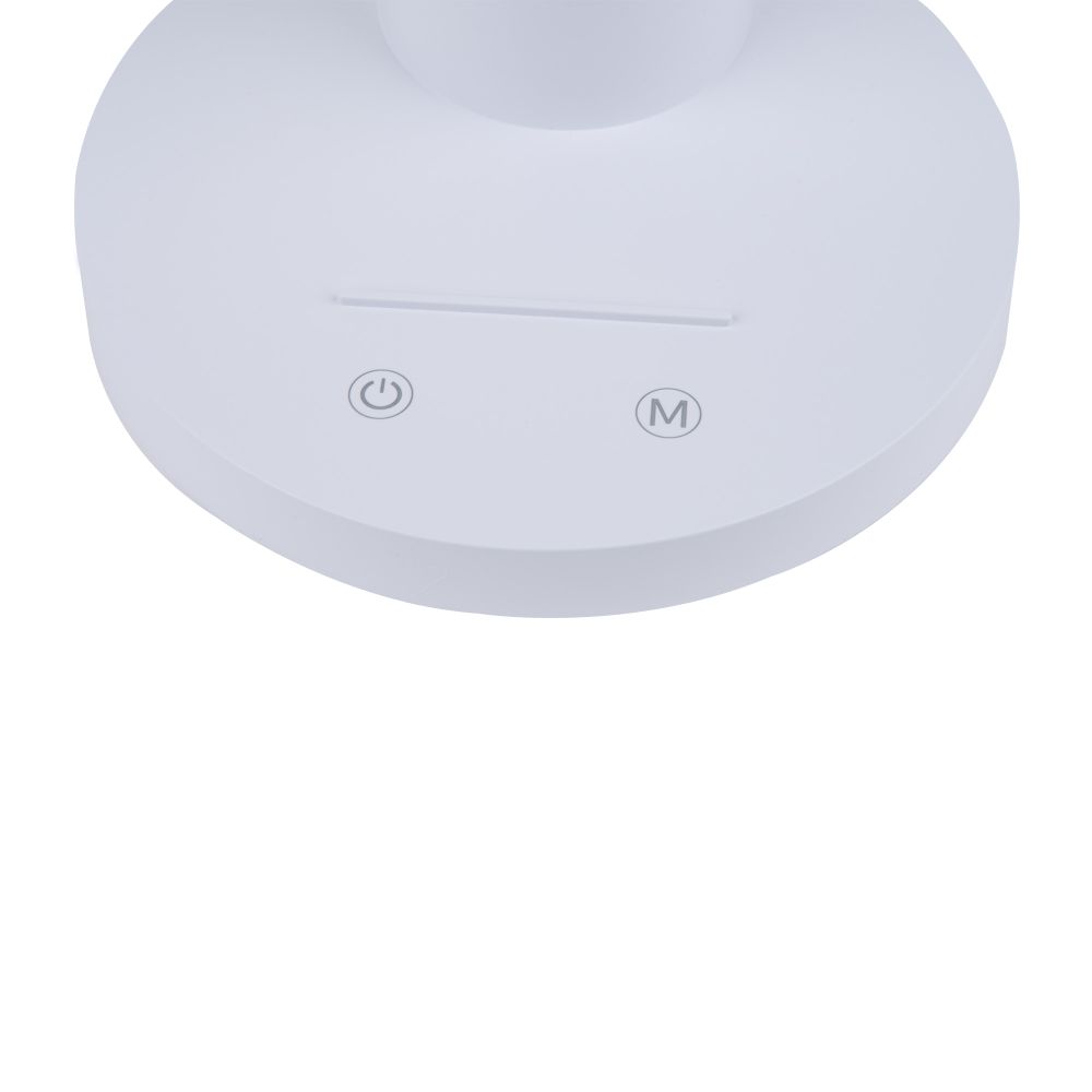ULM-D603 10W-3000-6000K-DIM WHITE Светильник настольный светодиодный с подставкой под канцелярские принадлежности. Сенсорный выключатель. Диммер. Белый. TM Uniel