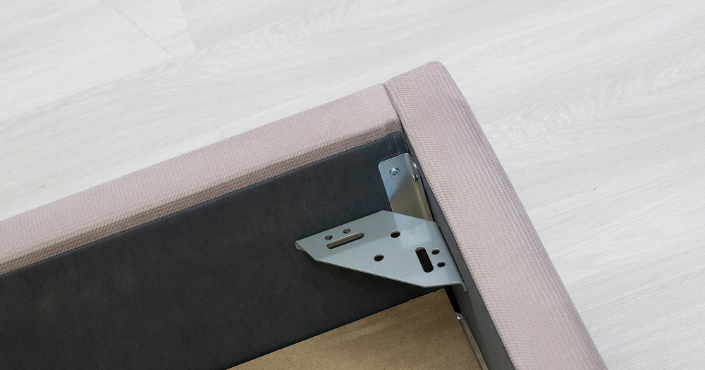 Мелисса (160)Кровать двойная без ПМ арт. Тори 56 велюр (ява (пыльная роза))