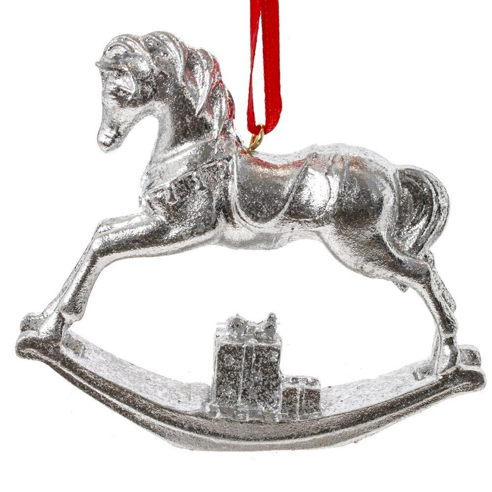 GAEM Фигурка декоративная подвесная "Лошадка-качалка", L10 W2,5 H8,5 см, 2в.