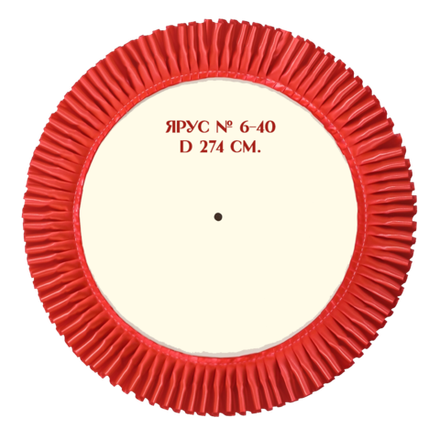 Ярус № 6-40. Диаметр 274 мм. Цвета лент в ассортименте.