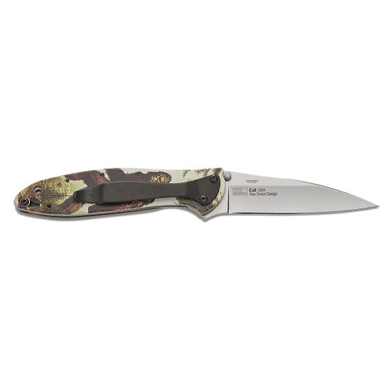 Нож KERSHAW 1660BF Leek Big Foot с клинком из стали Sandvik 14C28N, рукоять Алюминиевый сплав (6061 T-6)