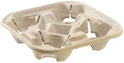 Держатель ХМ  для 4-х стаканов, КРАФТ 210 шт/уп