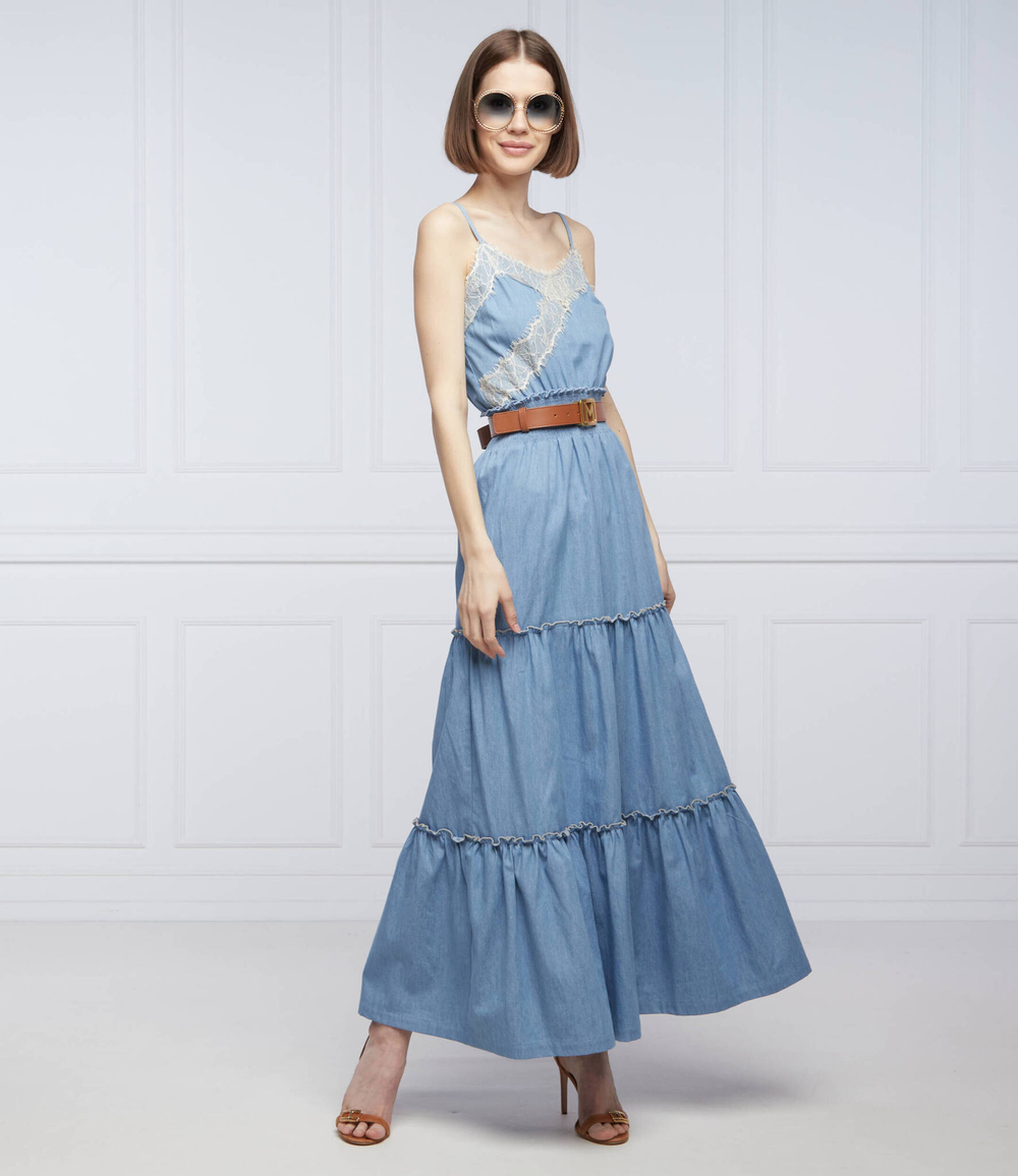 платье Liu Jo - голубой(UA2122 D4695)