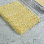 Кисть плоская 3" 75мм искусственная щетина, деревянная ручка