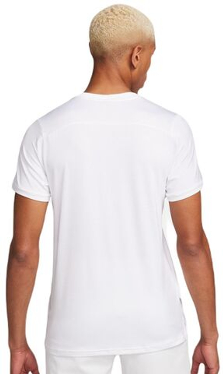 Мужская теннисная футболка Nike Court Dri-Fit Advantage Top - белый