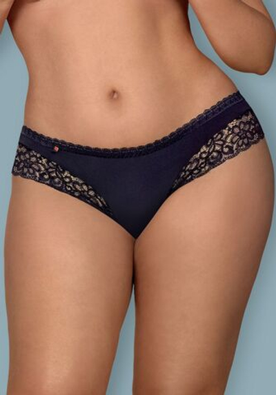 Оригинальные кружевные трусики Drimera (Размер: XXL) (Цвет: темно-синий)